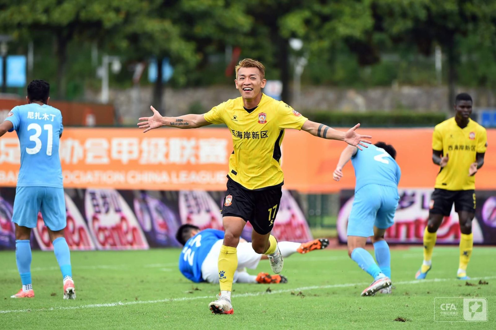 中超、中甲台將4人全出賽　周定洋、陳柏良踢全場助隊奪勝