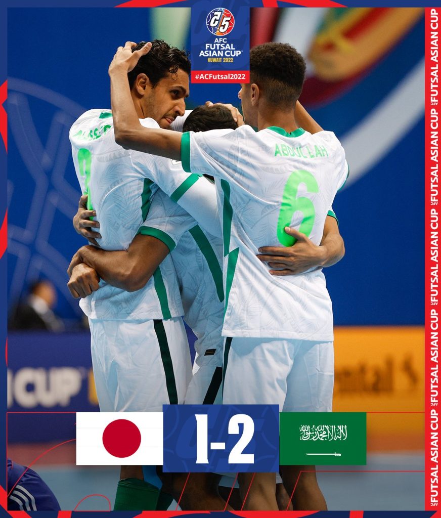 亞洲盃五人制各組首戰 日本敗給沙烏地最震撼 亞洲盃五人制各組首戰 日本敗給沙烏地最震撼