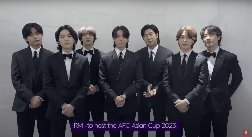 南韓為搶亞洲盃申辦 出動BTS幫忙宣傳 南韓為搶亞洲盃申辦 出動BTS幫忙宣傳