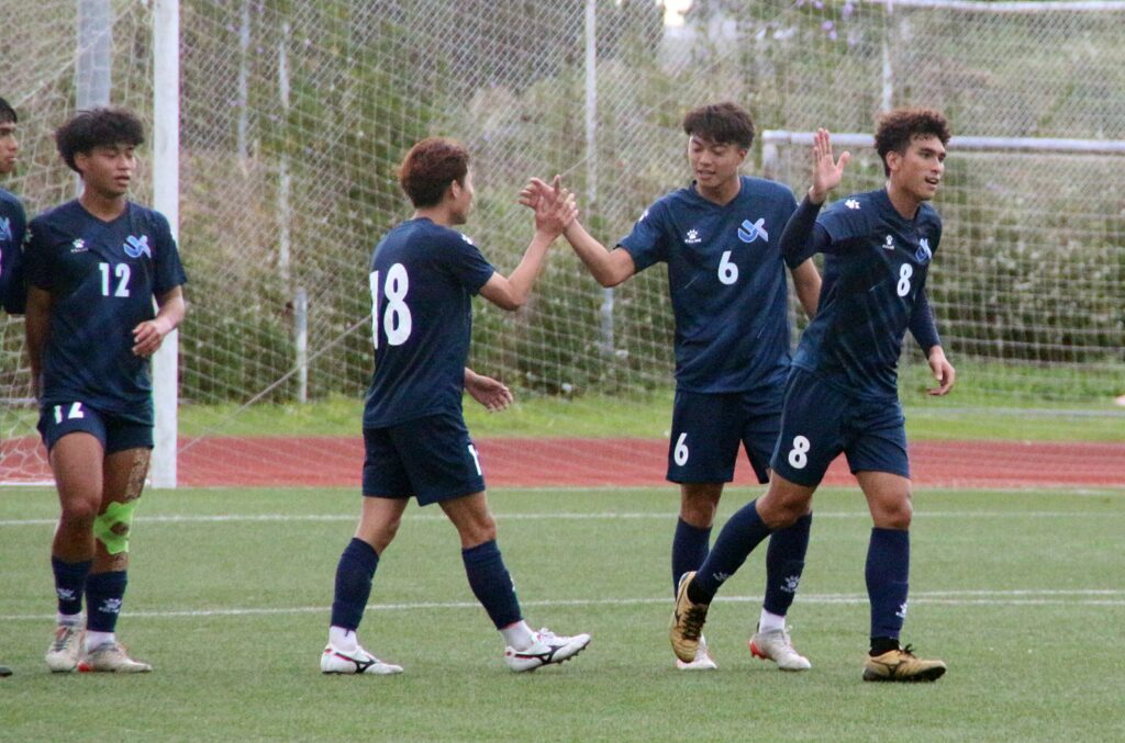 大專足聯》北市大「林家兄弟」貢獻3球　4比2擊敗銘傳晉級冠軍戰
