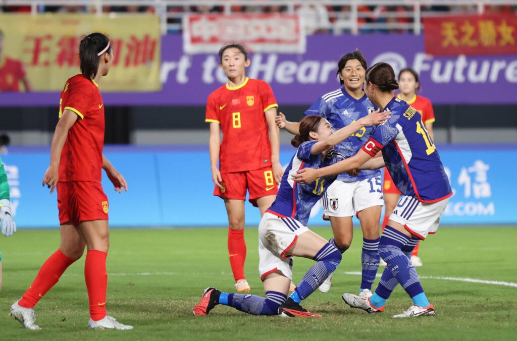 亞運女足日本踢出高效率 打死中國奪金夢 亞運女足日本踢出高效率 打死中國奪金夢