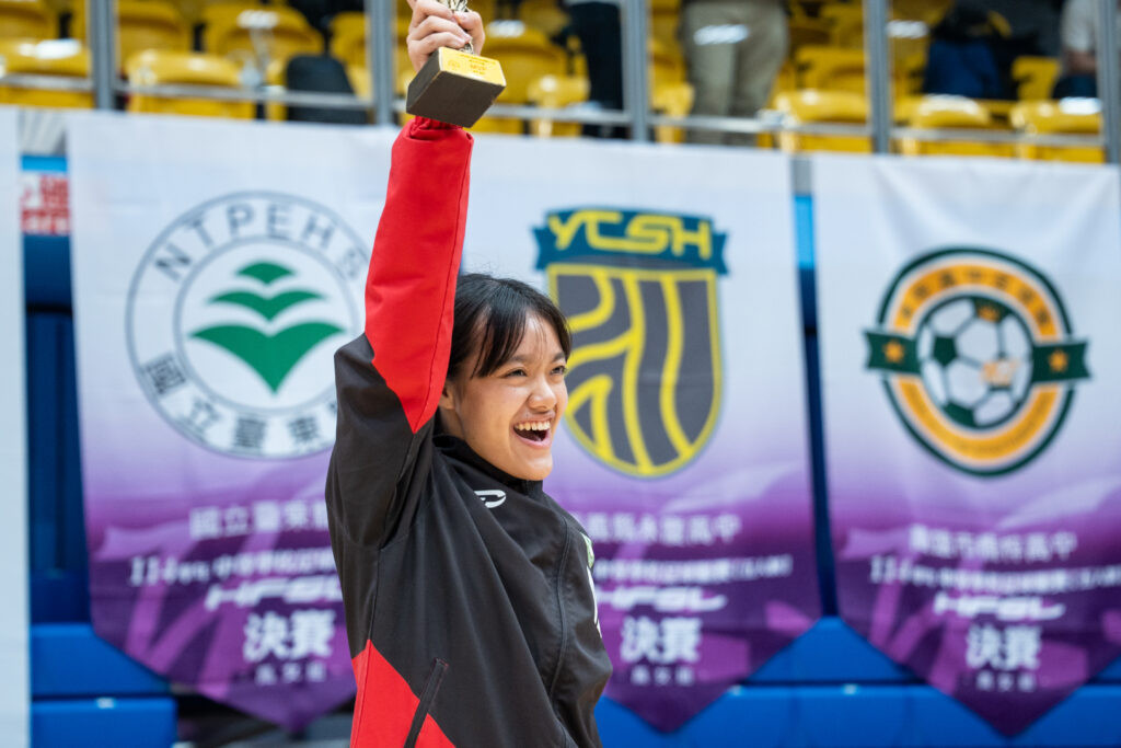 中學五人制／想當最強的！東體王鈴惠收穫年度MVP　預約明年「大滿貫」